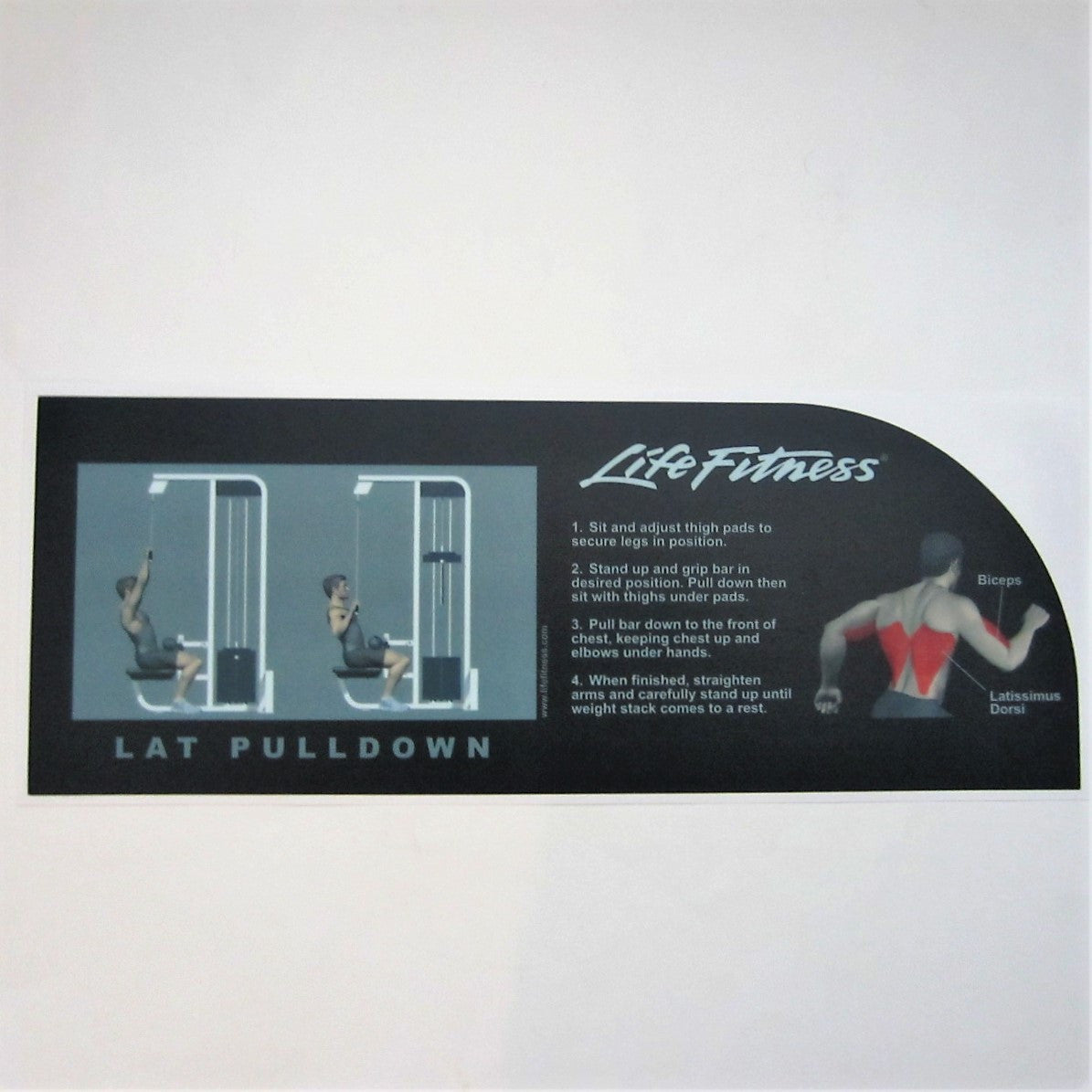 Lat Pulldown on the Machine - Instructions, Information