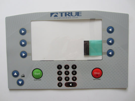 True Elliptical Membrane Overlay Keypad